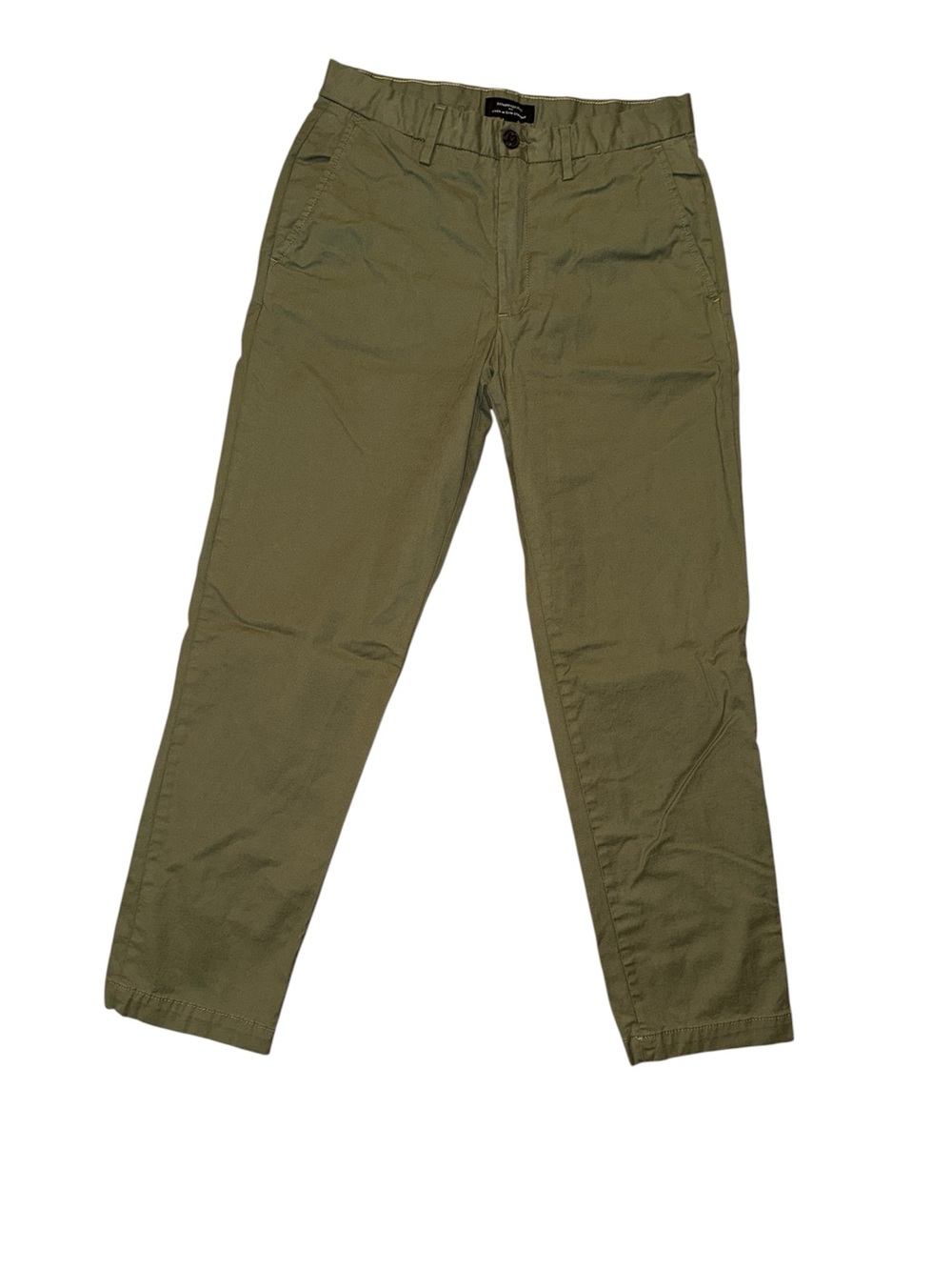 Banana Republic Men's Olive Slim Straight Chino Pants